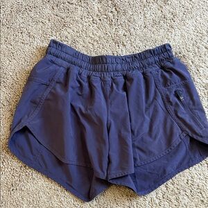 Purple lululemon shorts